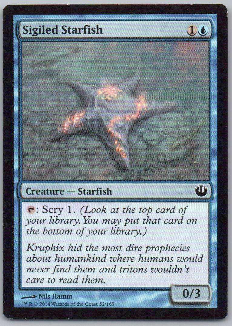 Sigiled Starfish 52 Normal Creature Card - Journey Into Nyx