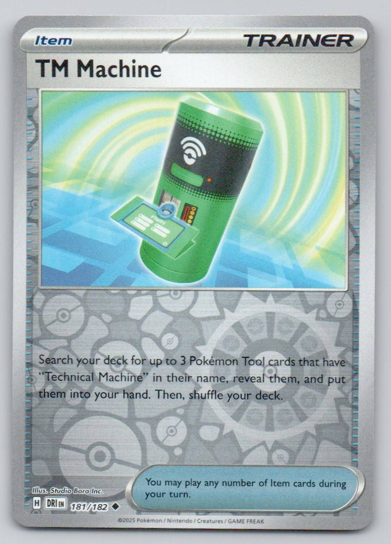 TM Machine 181 REV Card - Destined Rivals