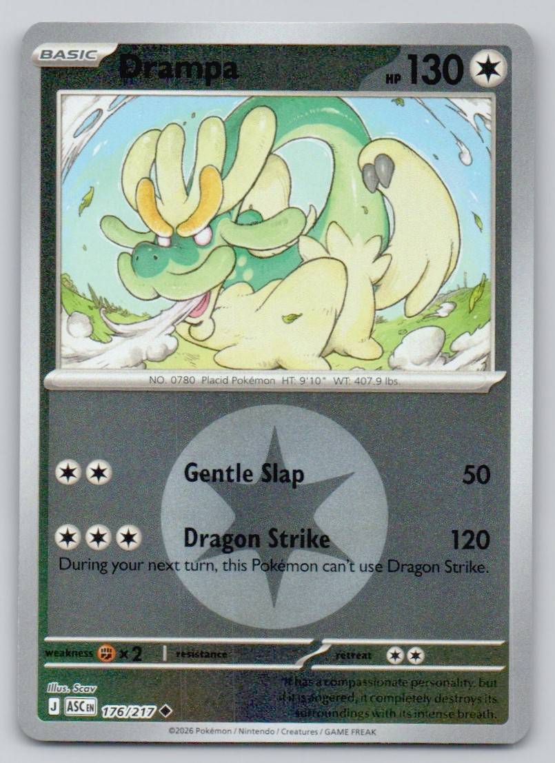 Drampa (Energy Symbol Pattern) 176 HOL Card - Ascended Heroes