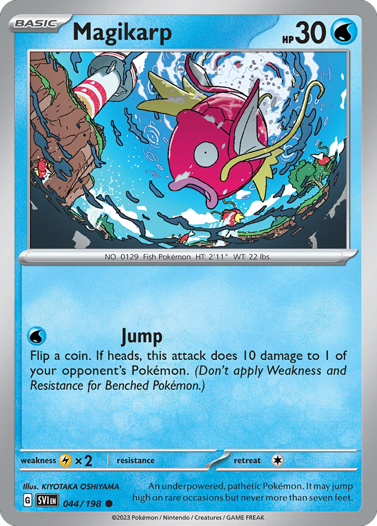 Magikarp 044 Normal Water Card - Scarlet & Violet