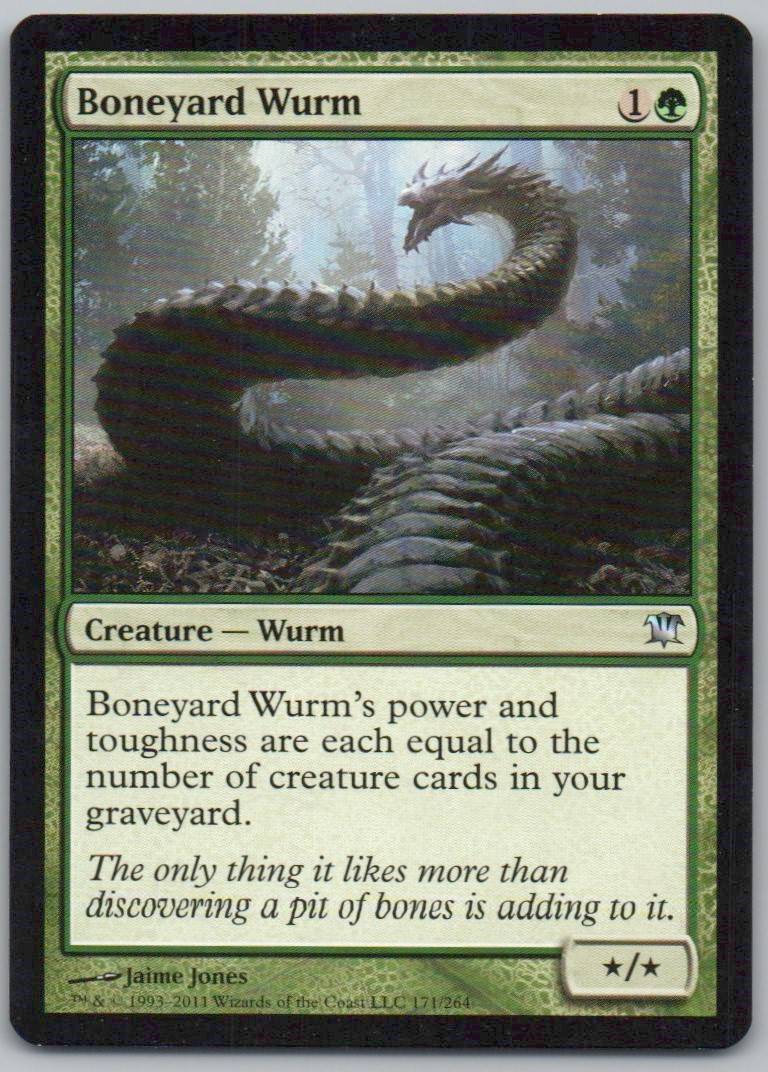 Boneyard Wurm 171 Normal Creature Card - Innistrad
