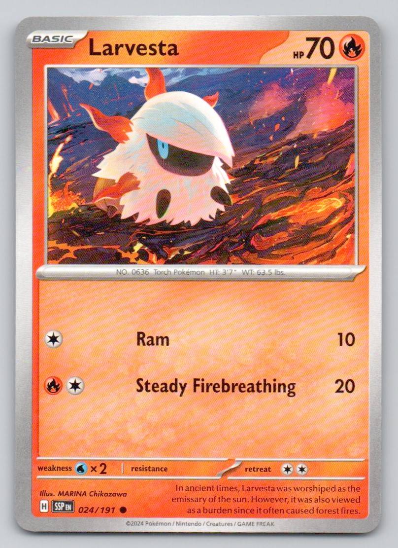 Larvesta 024 NOR Card - Surging Sparks