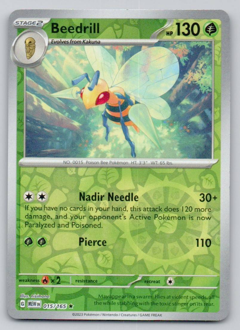 Beedrill 015 REV Card - 151