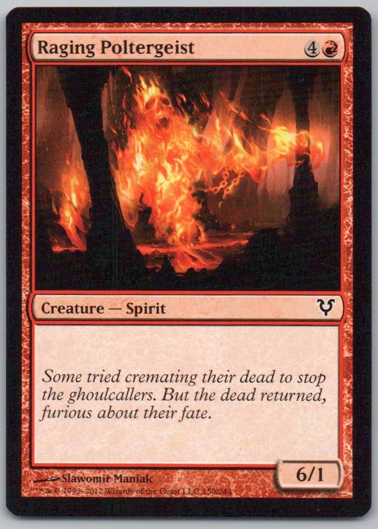 Raging Poltergeist 150 Normal Creature Card - Avacyn Restored