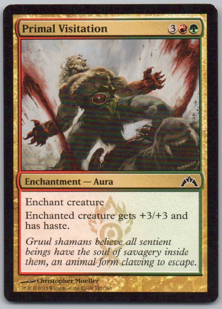 Primal Visitation 187 Normal Enchantment Card - Gatecrash