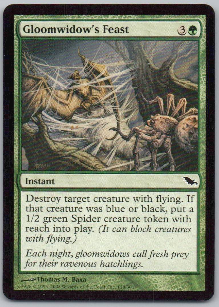 Gloomwidow's Feast 118 Normal Instant Card - Shadowmoor