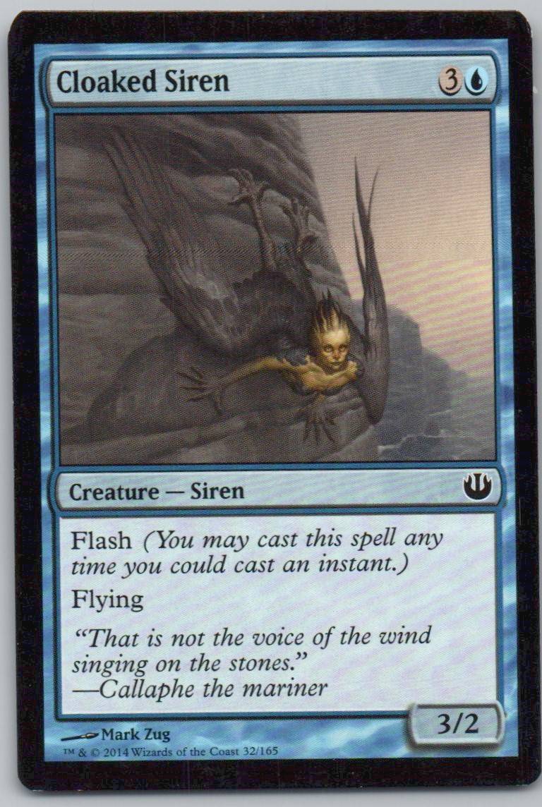 Cloaked Siren 32 Normal Creature Card - Journey Into Nyx