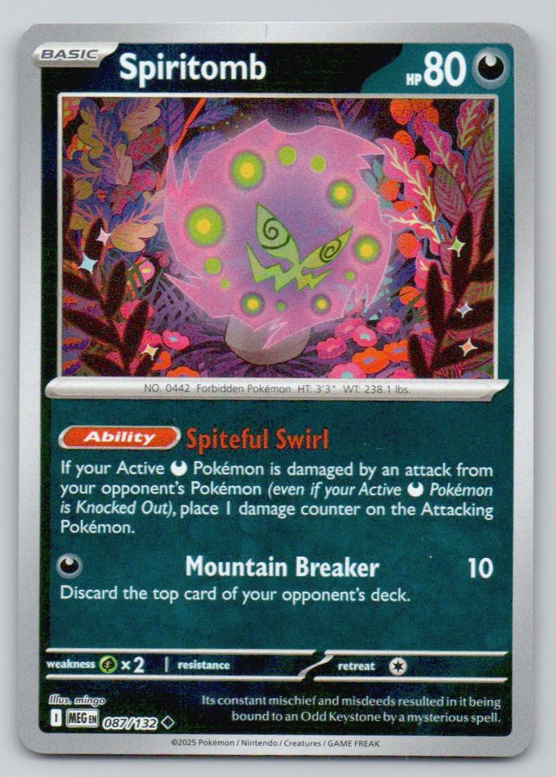 Spiritomb 087 REV Card - Mega Evolution