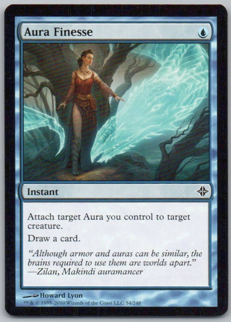 Aura Finesse 54 Normal Instant Card - Rise of the Eldrazi