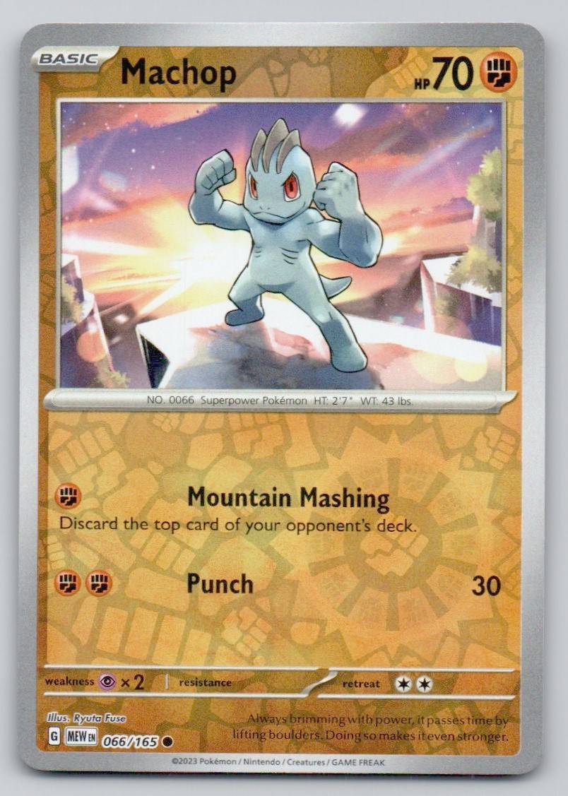 Machop 066 REV Card - 151
