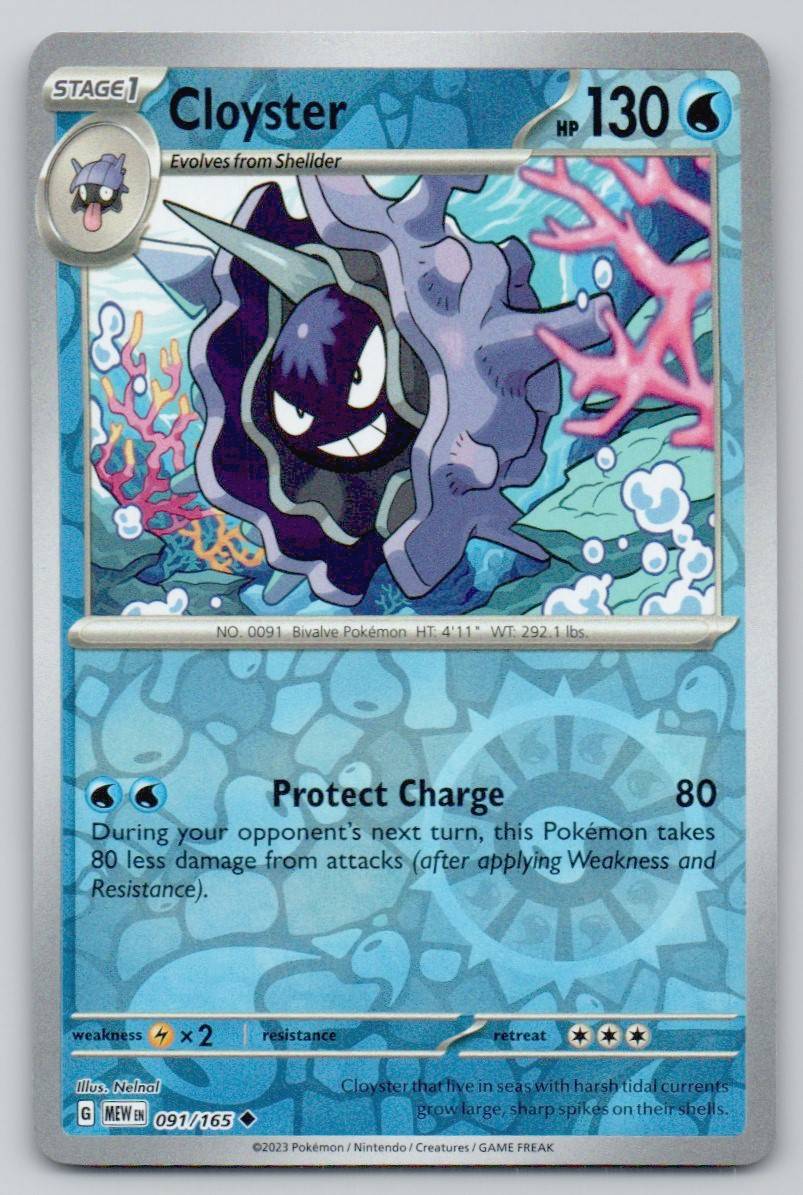 Cloyster 091 REV Card - 151