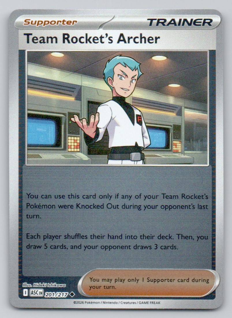 Team Rocket's Archer 201 REV Card - Ascended Heroes