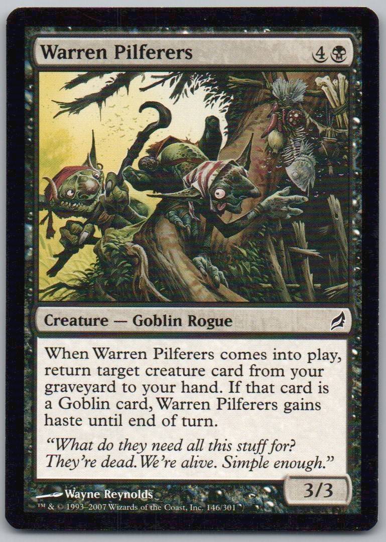 Warren Pilferers 146 Normal Creature Card - Lorwyn