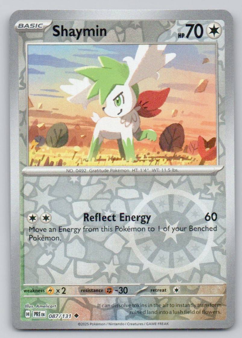 Shaymin 087 REV Card - Prismatic Evolutions