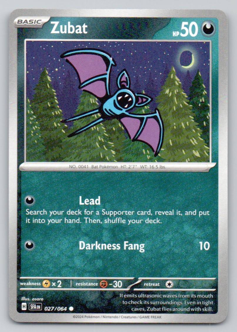 Zubat 027 NOR Card - Shrouded Fable