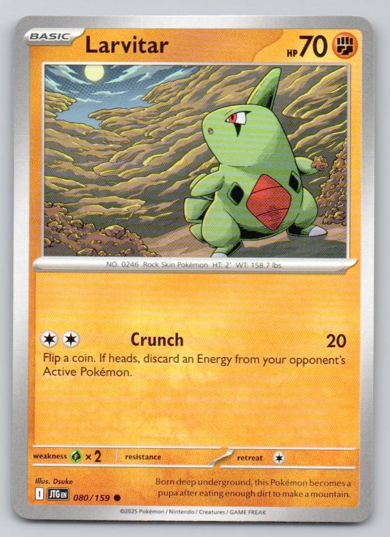 Larvitar 080 NOR Card - Journey Together