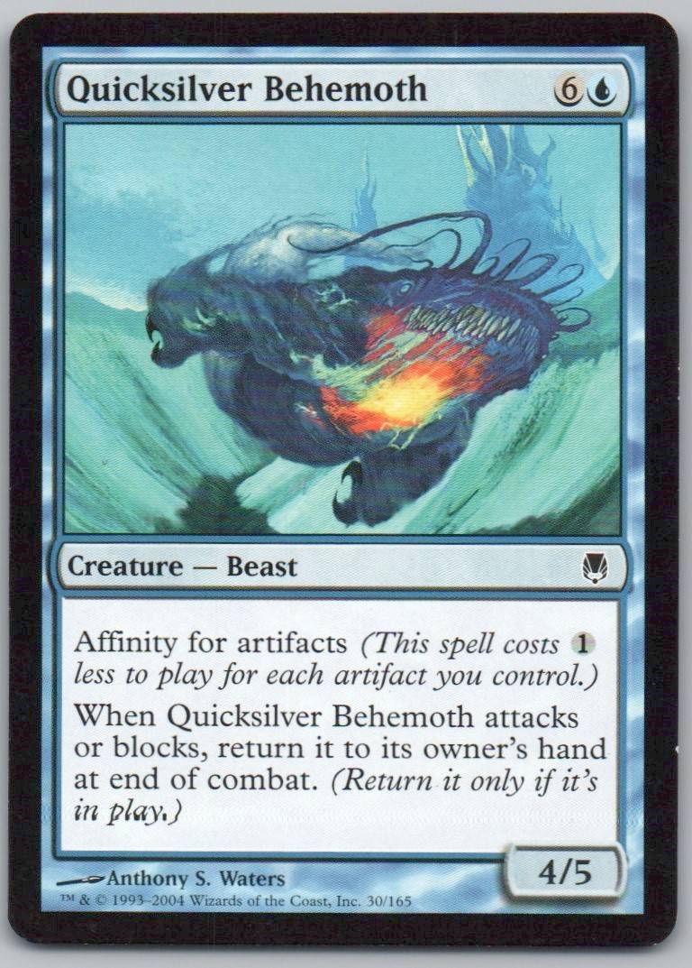 Quicksilver Behemoth 30 Normal Creature Card - Darksteel