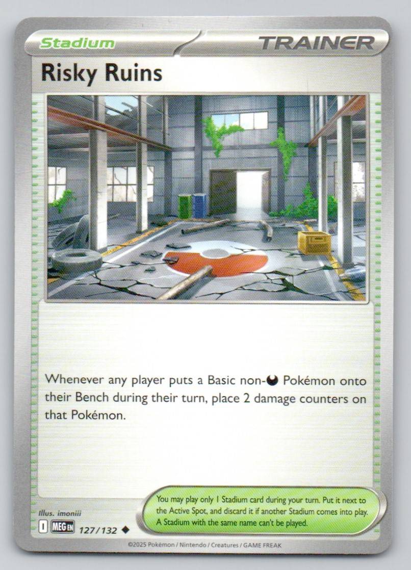 Risky Ruins 127 NOR Card - Mega Evolution