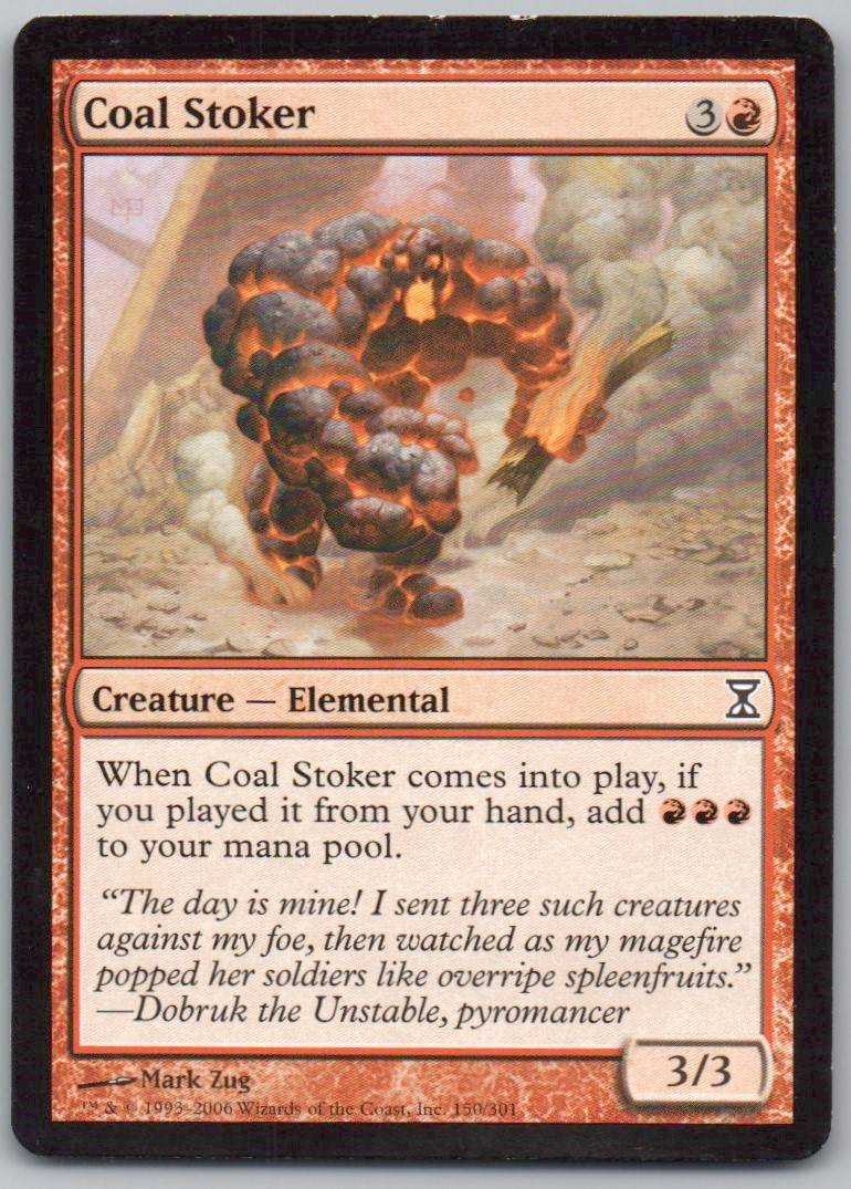 Coal Stoker 150 Normal Creature Card - Time Spiral