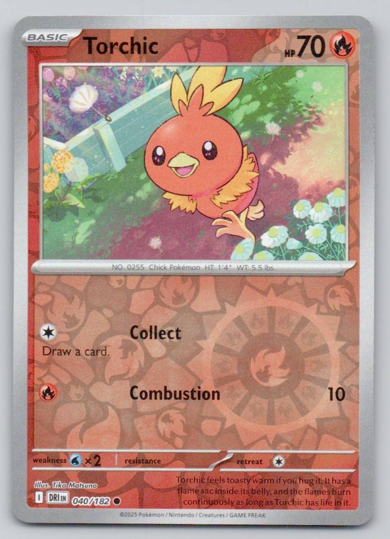 Torchic 040 REV Card - Destined Rivals