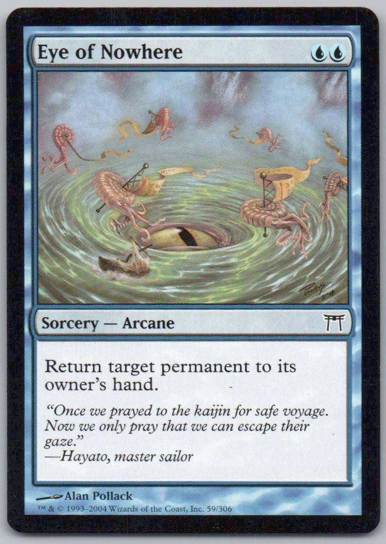 Eye of Nowhere 59 Normal Sorcery Card - Champions of Kamigawa
