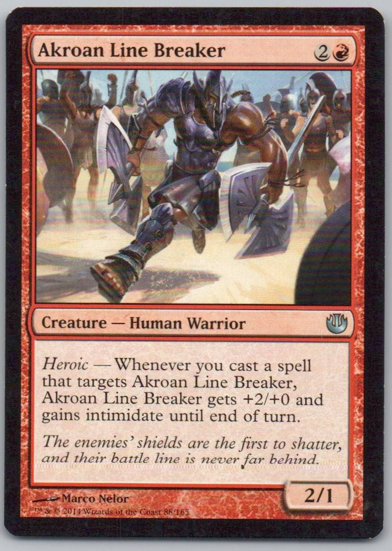 Akroan Line Breaker 88 Normal Creature Card - Journey Into Nyx