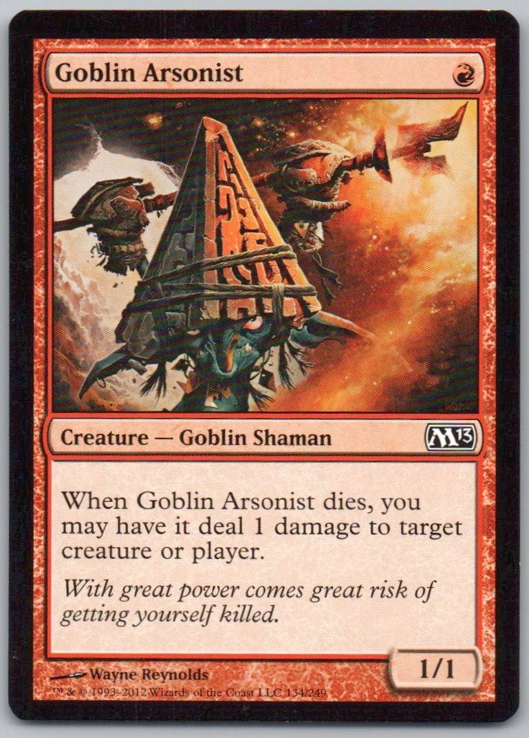 Goblin Arsonist 134 Normal Creature Card - Magic 2013