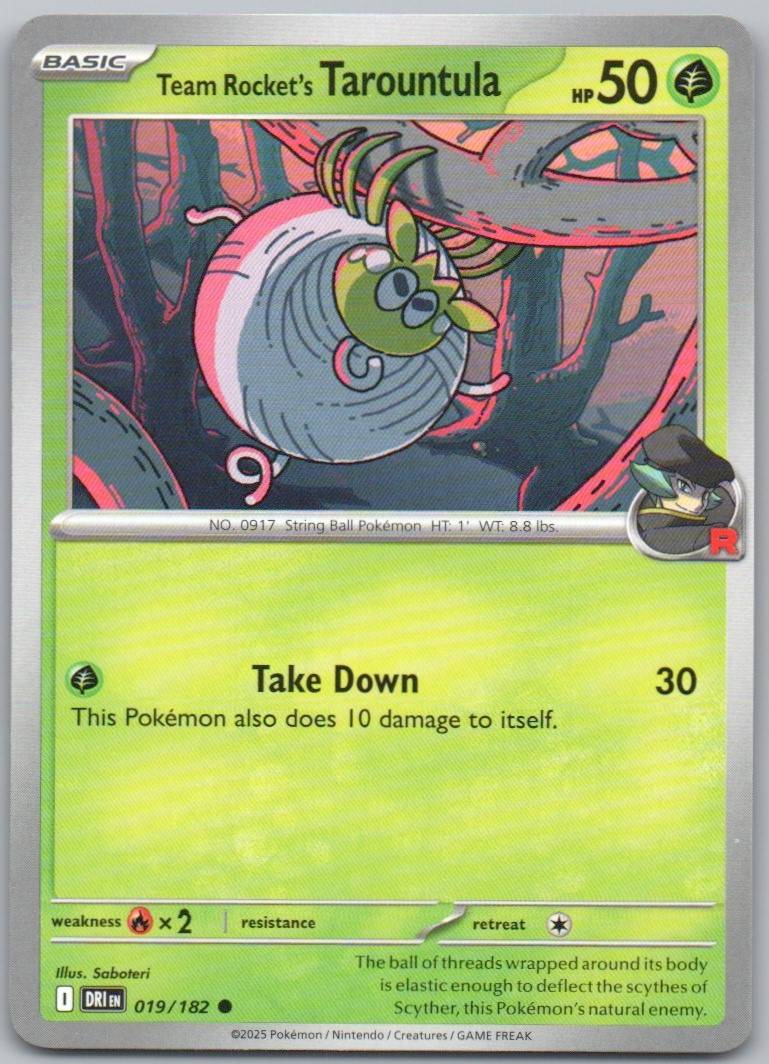 19 - Team Rocket's Tarountula