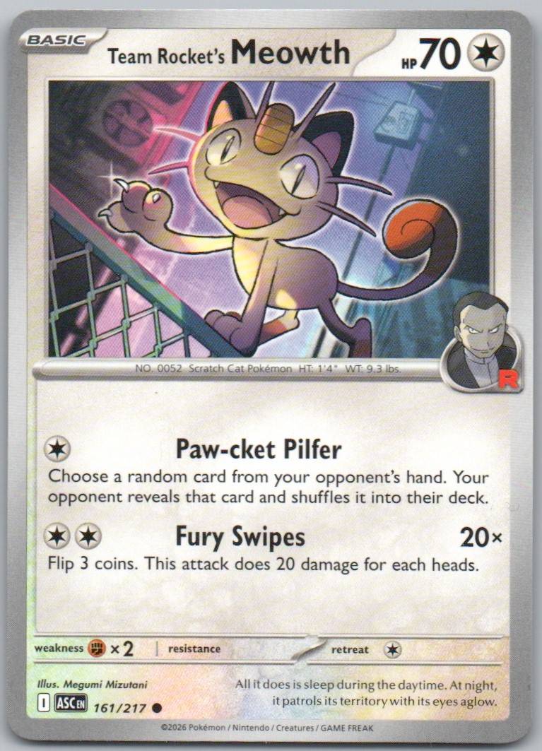 161 - Team Rocket's Meowth