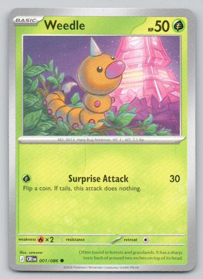 1 - Weedle