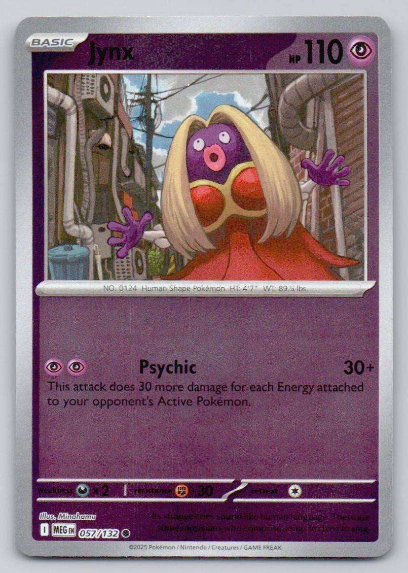 Jynx 057 REV Card - Mega Evolution