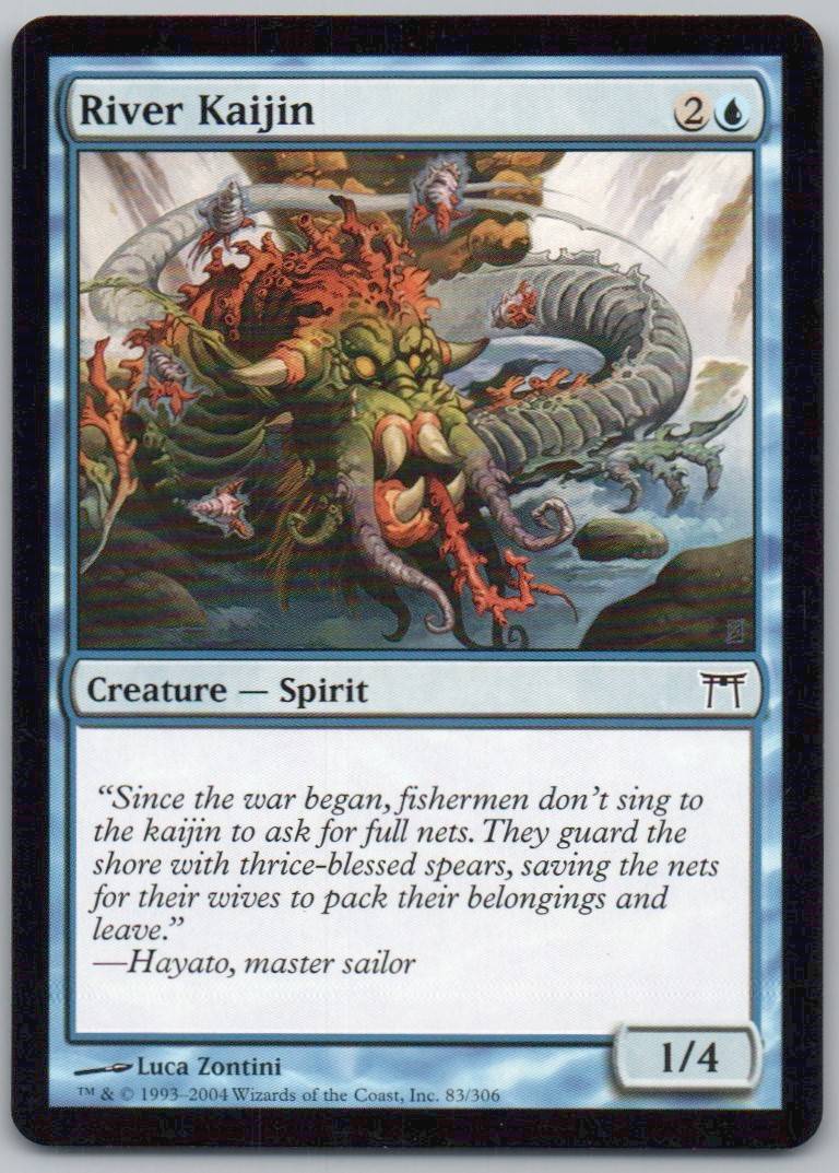 River Kaijin 83 Normal Creature Card - Champions of Kamigawa