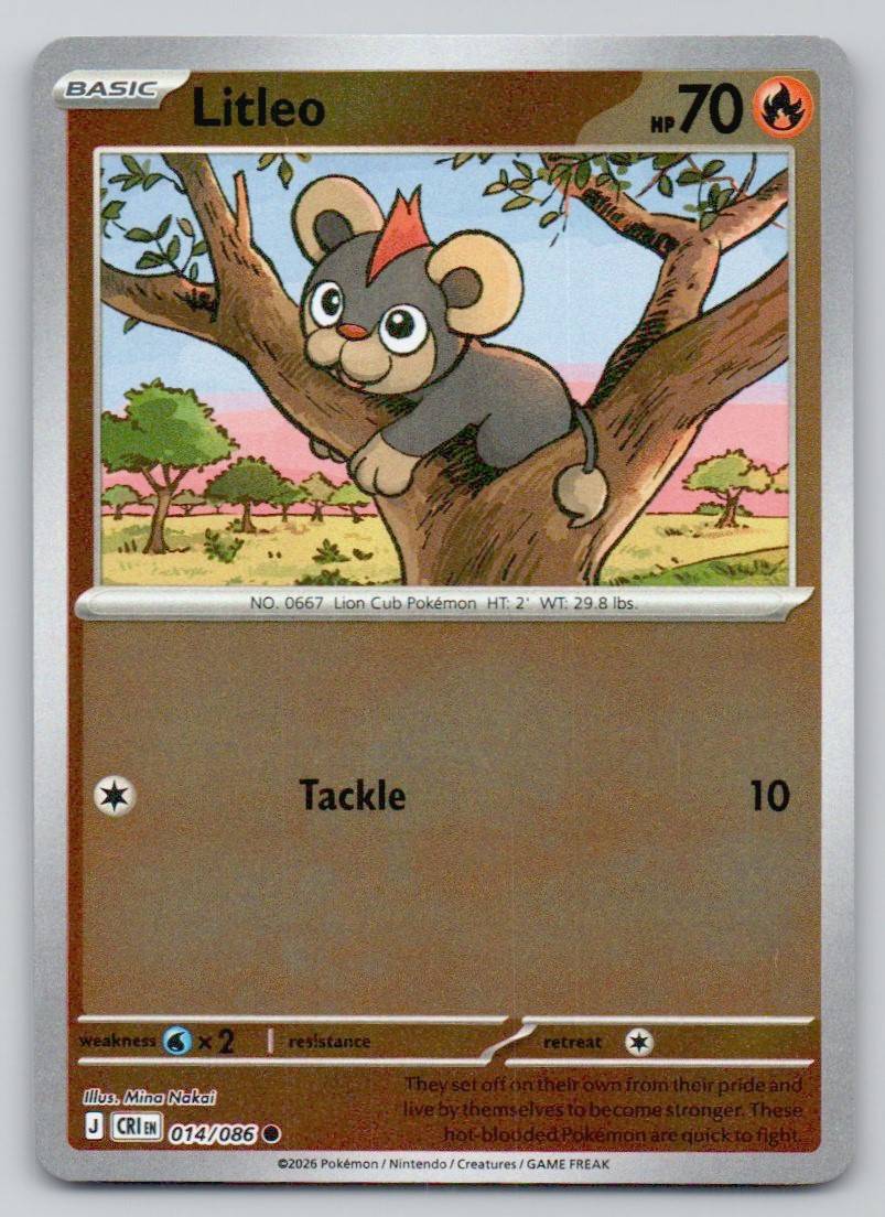 Litleo 014 HOL Card - ME04: Chaos Rising
