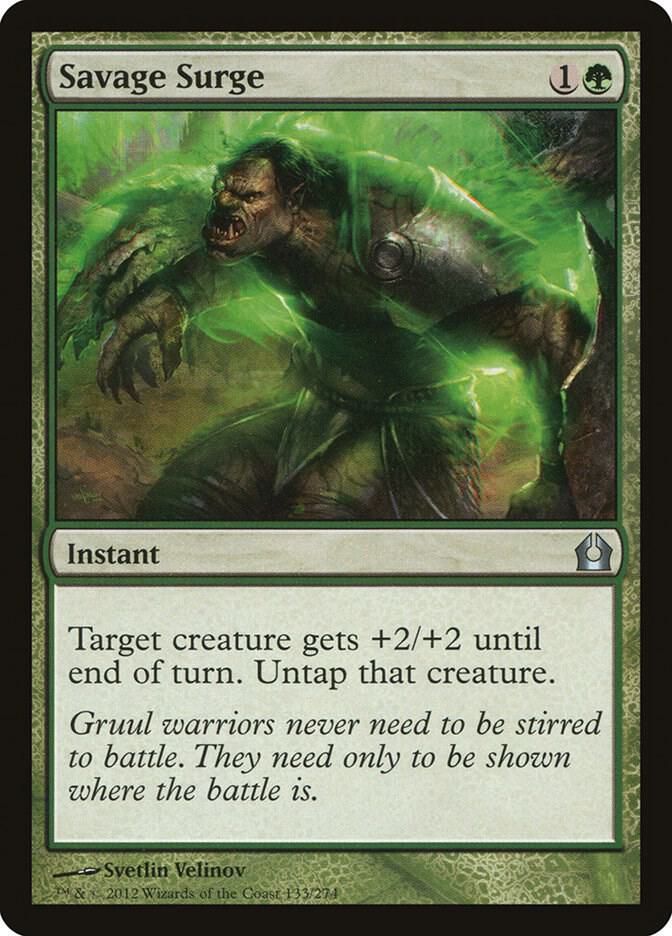 Savage Surge 133 Normal Instant Card - Return to Ravnica