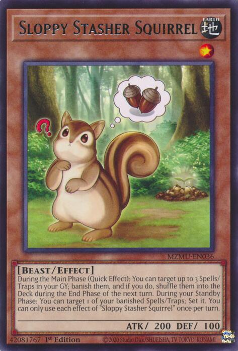 Sloppy Stasher Squirrel