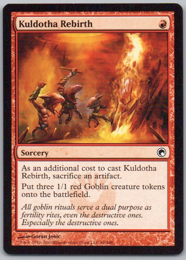 Kuldotha Rebirth 96 Normal Sorcery Card - Scars of Mirrodin