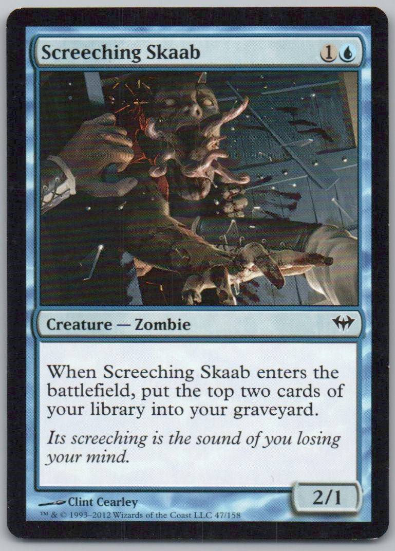 Screeching Skaab 47 Normal Creature Card - Dark Ascension