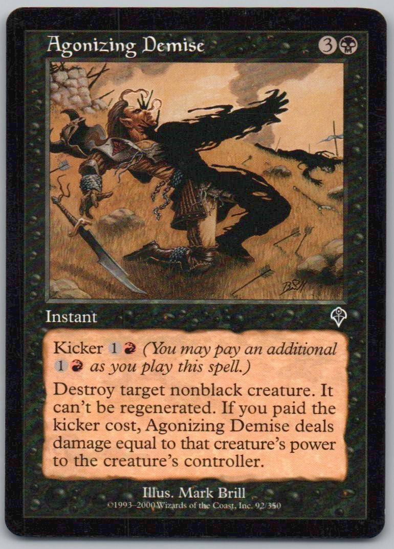 Agonizing Demise 92 Normal Instant Card - Invasion