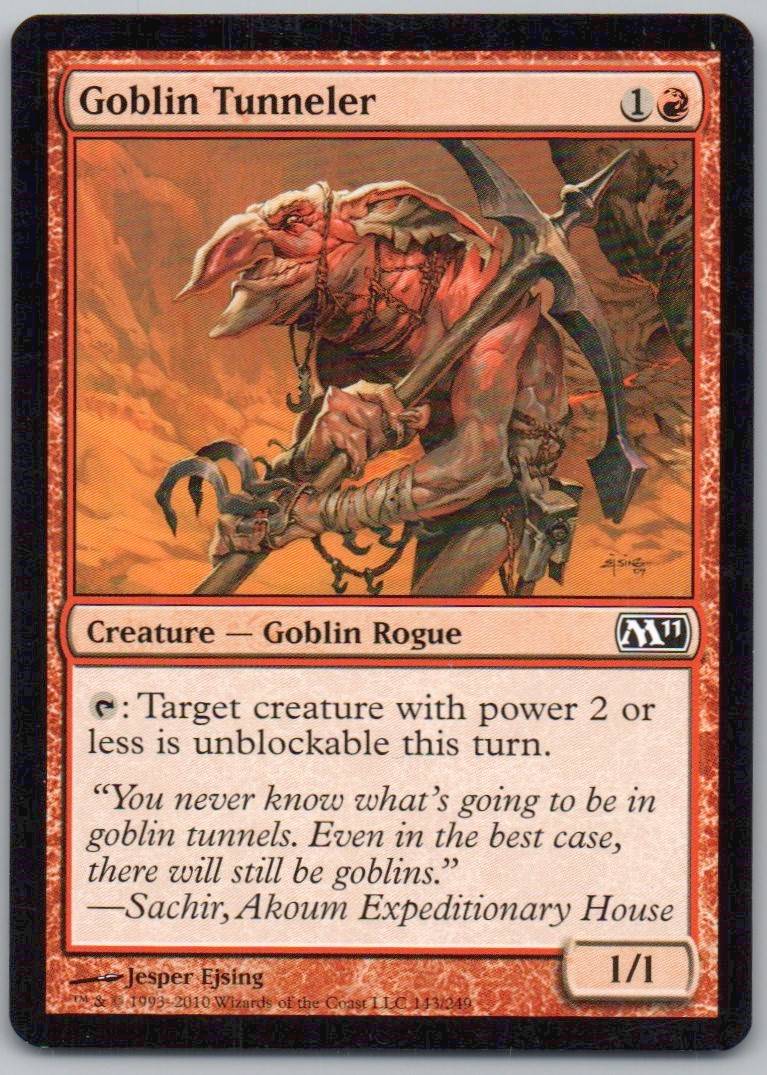 Goblin Tunneler 143 Normal Creature Card - Magic 2011