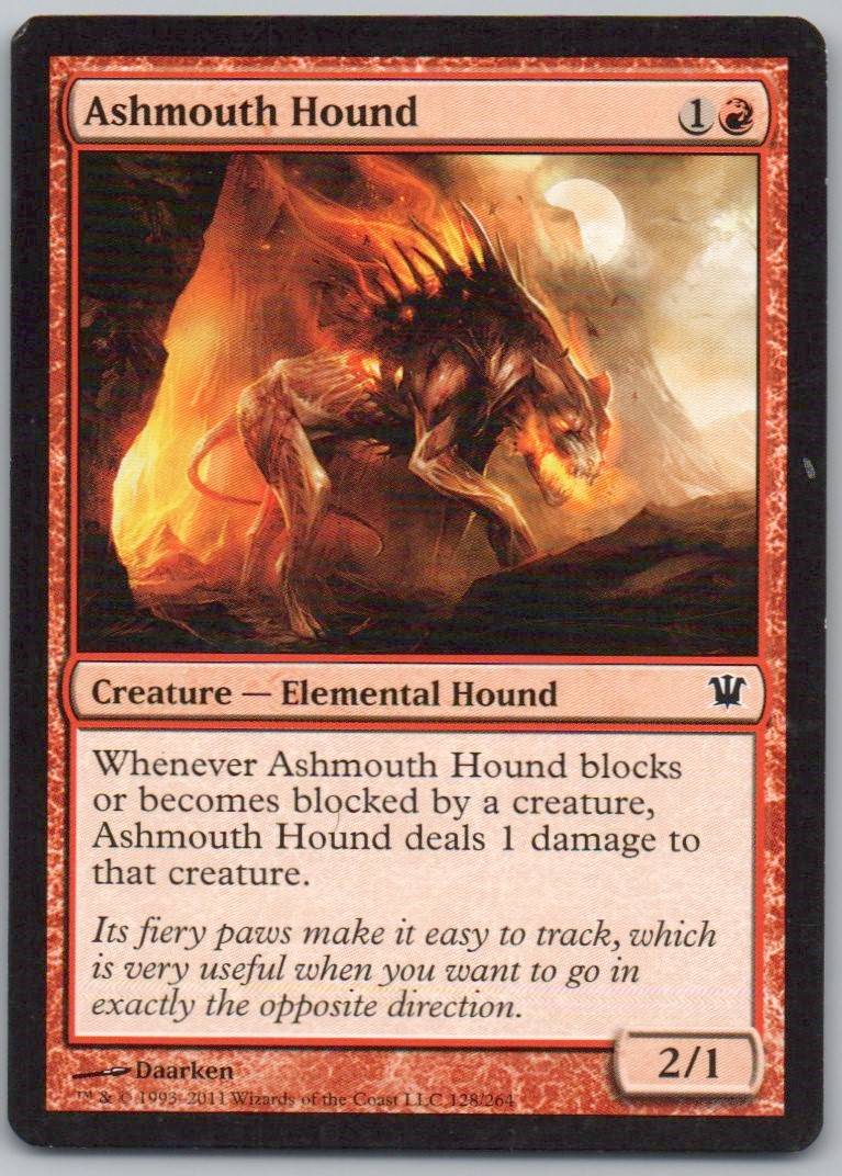 Ashmouth Hound 128 Normal Creature Card - Innistrad