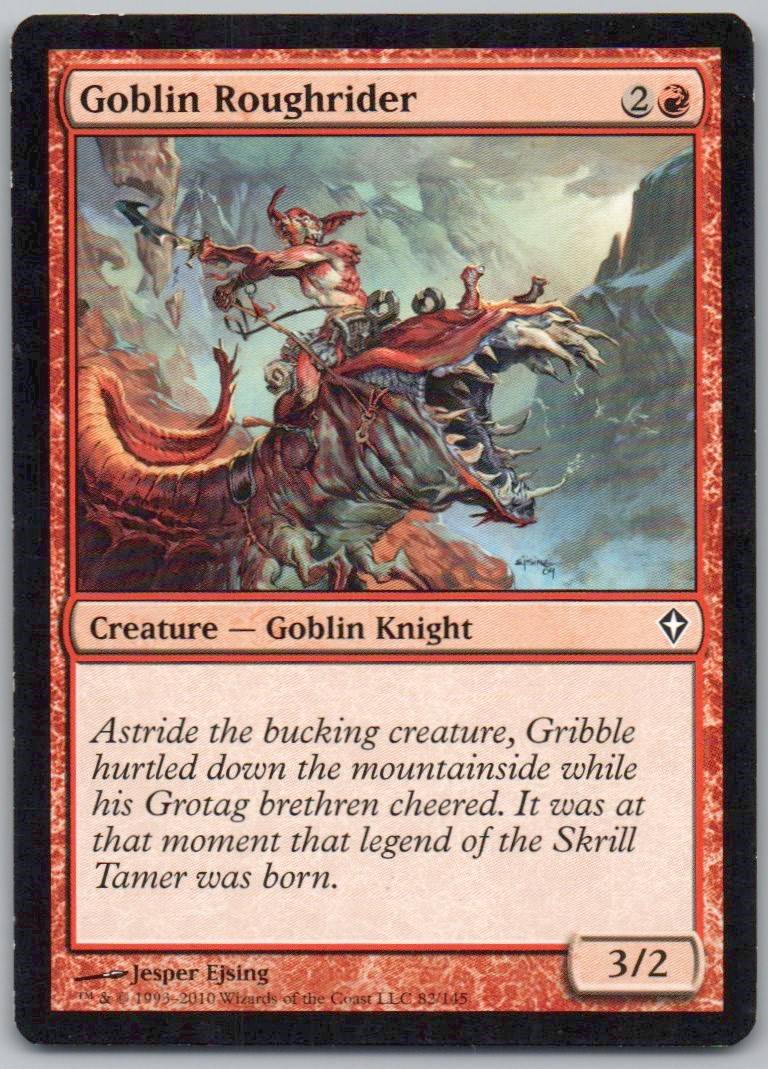 Goblin Roughrider 82 Normal Creature Card - Worldwake