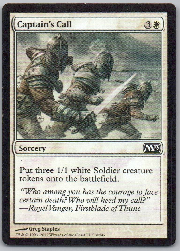 Captain's Call 9 Normal Sorcery Card - Magic 2013