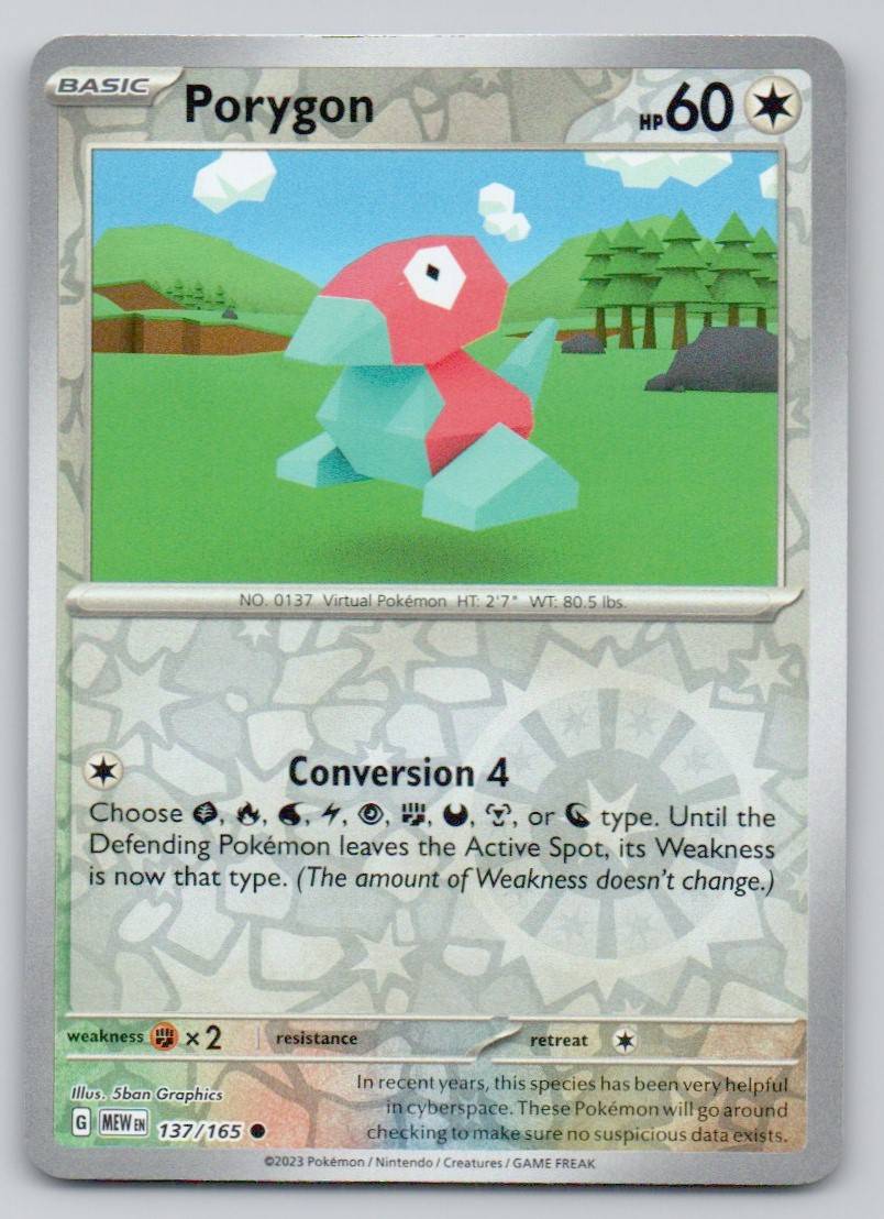 Porygon 137 REV Card - 151