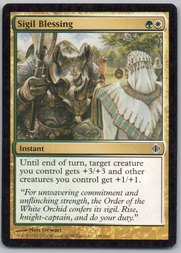 Sigil Blessing 195 Normal Instant Card - Shards of Alara