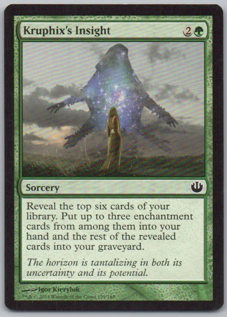 Kruphix's Insight 129 Normal Sorcery Card - Journey Into Nyx