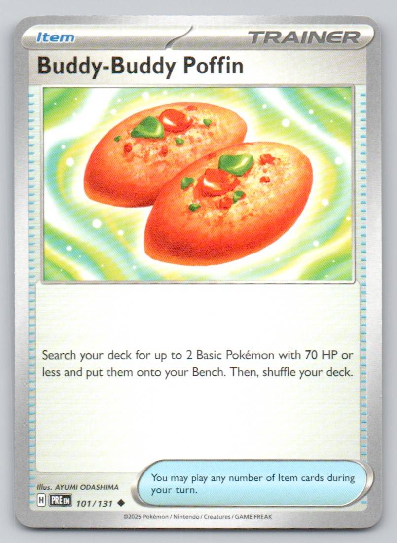Buddy-Buddy Poffin 101 NOR Card - Prismatic Evolutions