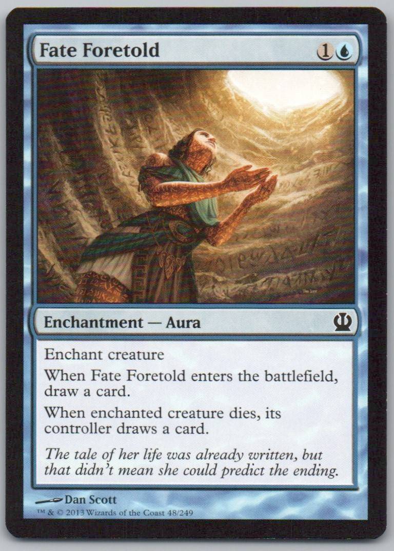 Fate Foretold 48 Normal Enchantment Card - Theros