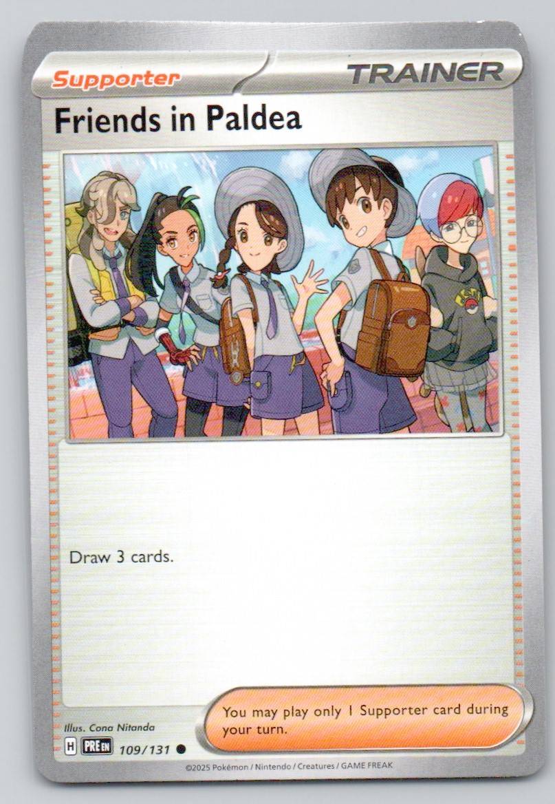 Friends in Paldea 109 NOR Card - Prismatic Evolutions