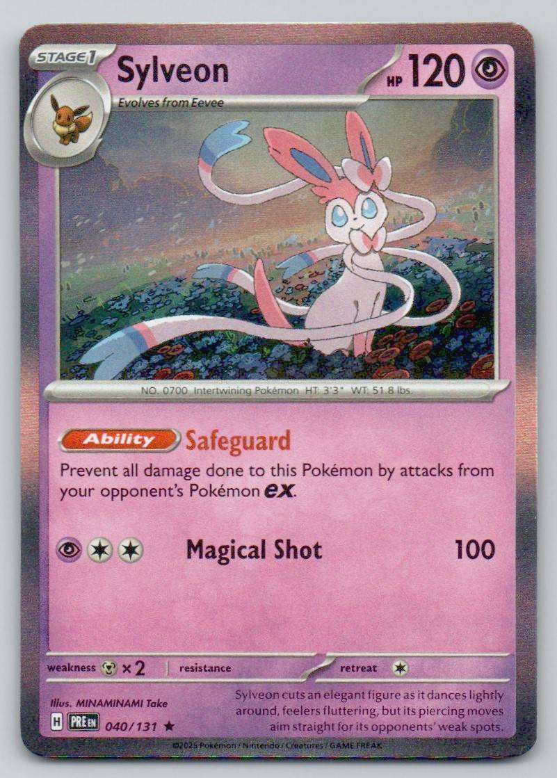 Sylveon 040 HOL Card - Prismatic Evolutions