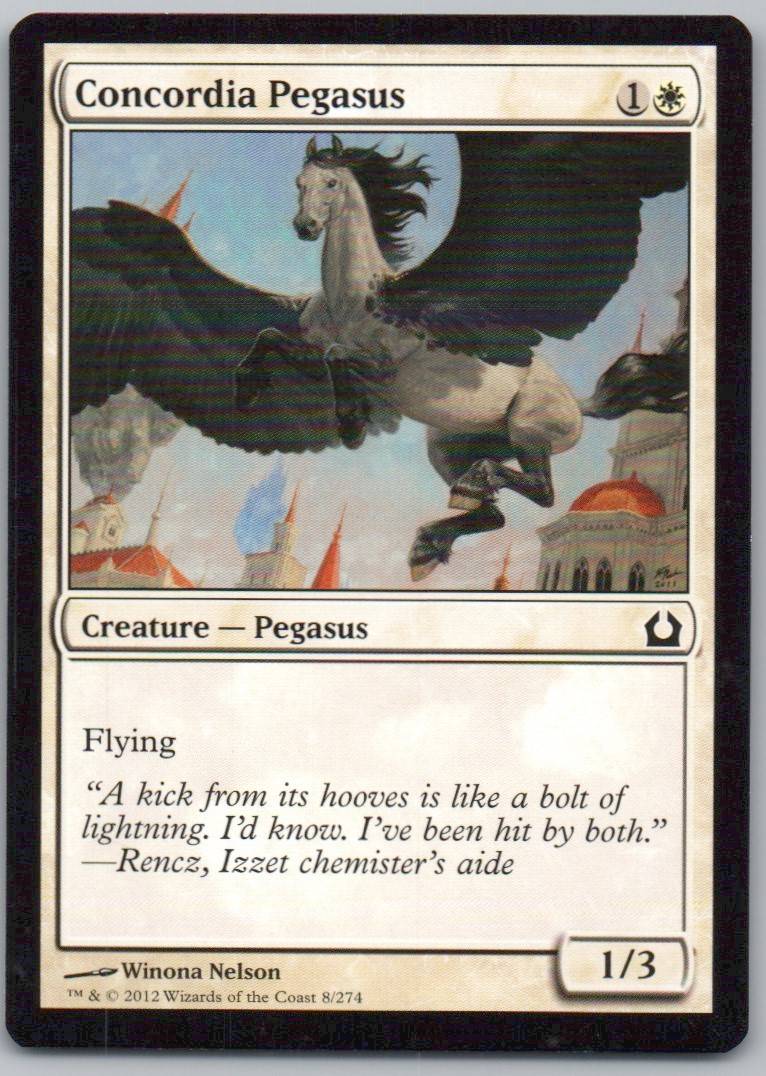 Concordia Pegasus 8 Normal Creature Card - Return to Ravnica